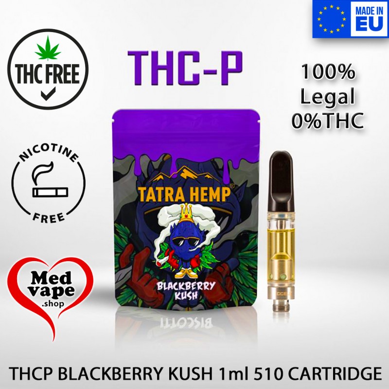10% THCP BLACKBERRY 510 CARTRIDGE 1ML - TATRA HEMP medvape thc weed
